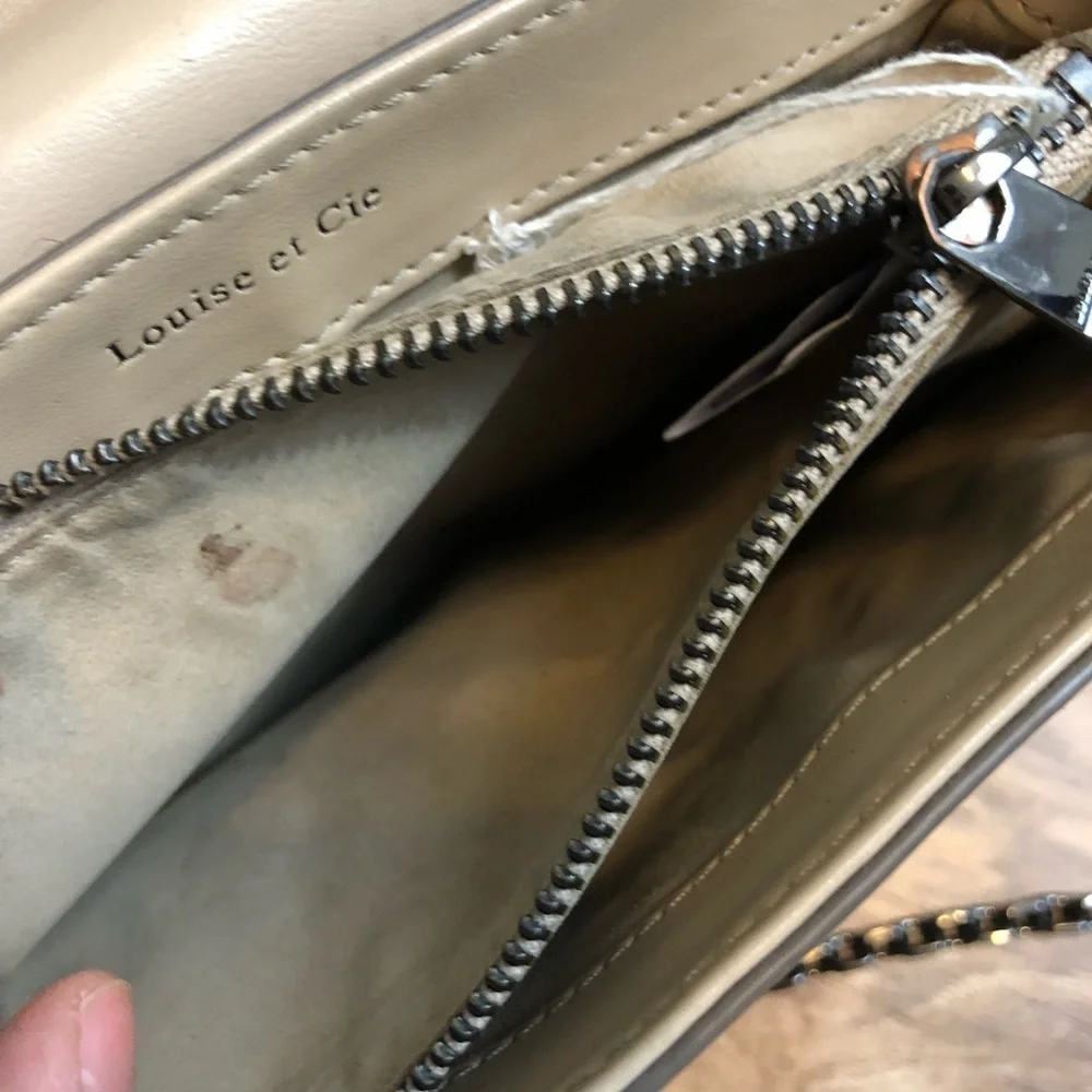 Louise et Cie Jael Octagon Crossbody Bag Brown